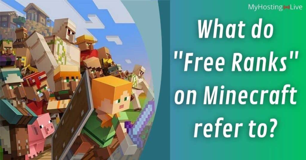 What do "Free Ranks" on Minecraft refer to?