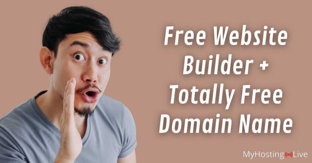 Free Website Builder + Totally Free Domain Name
