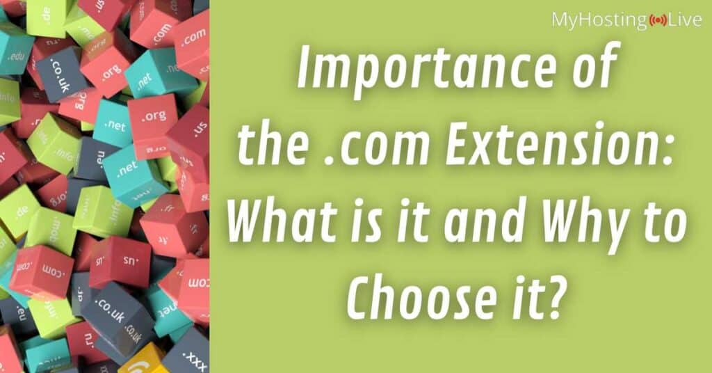 Importance of the .com Extension: What is it and Why to Choose it?