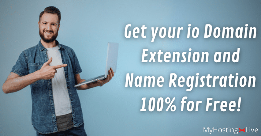 Get your io Domain Extension and Name Registration 100% for Free!